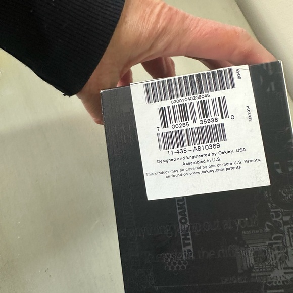 Oakley flak jacket XLJ matte black grey polarized - Picture 6 of 16